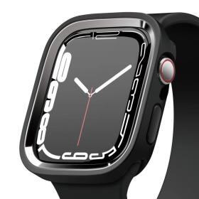 Elago для Apple Watch 44/45 mm чехол DUO case Black/Metallic dark grey