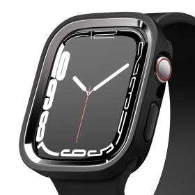 Elago для Apple Watch 44/45 mm чехол DUO case Black/Metallic dark grey