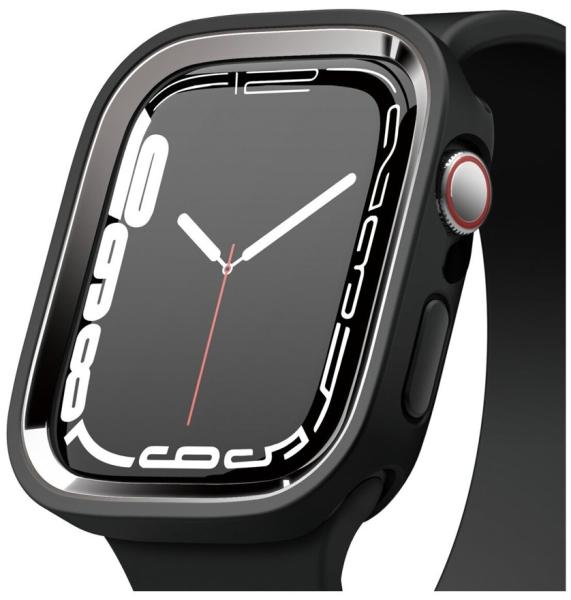 Elago для Apple Watch 44/45 mm чехол DUO case Black/Metallic dark grey