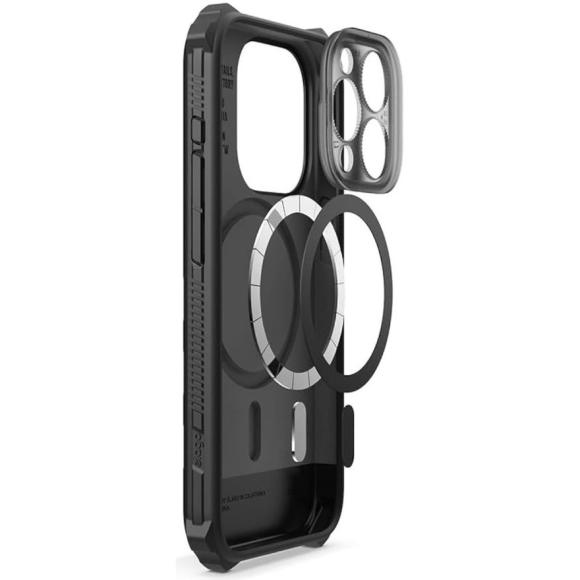 Elago для iPhone 15 Pro Max чехол ARMOR silicone (tpu) Black (MagSafe)