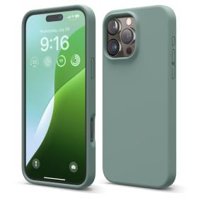 Elago для iPhone 15 Pro Max чехол Soft silicone (Liquid) Alpine Yellow