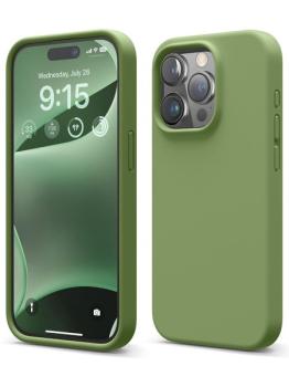 Elago для iPhone 15 Pro Max чехол Soft silicone (Liquid) Alpine Yellow