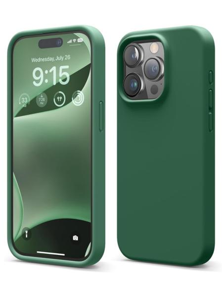 Elago для iPhone 15 Pro Max чехол Soft silicone (Liquid) Alpine Yellow