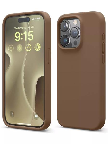 Elago для iPhone 15 Pro Max чехол Soft silicone (Liquid) Ice Red