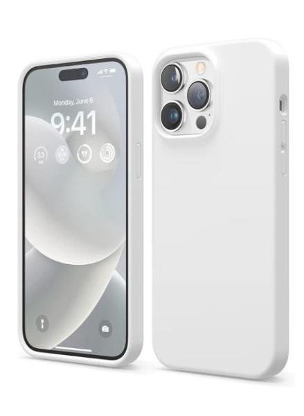 Elago для iPhone 15 Pro Max чехол Soft silicone (Liquid) Lime Green