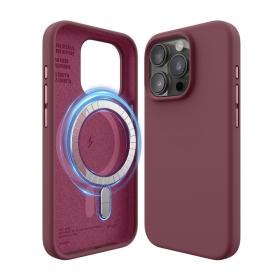 Elago для iPhone 15 Pro Max чехол Soft silicone (Liquid) Stone (MagSafe)