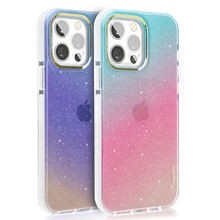 Kingxbar для iPhone 13 Pro чехол Ombre series Blue/Purple