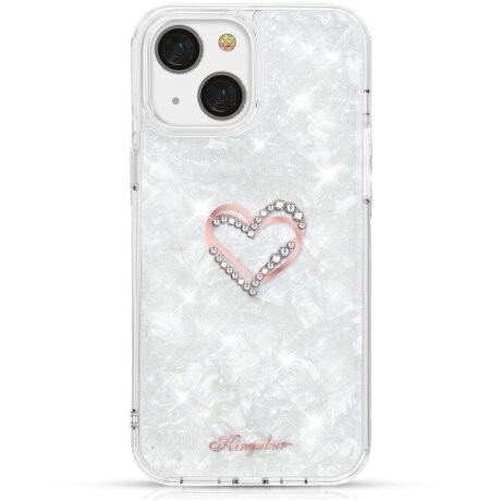 Kingxbar для iPhone 13 Pro Max чехол Shell series White