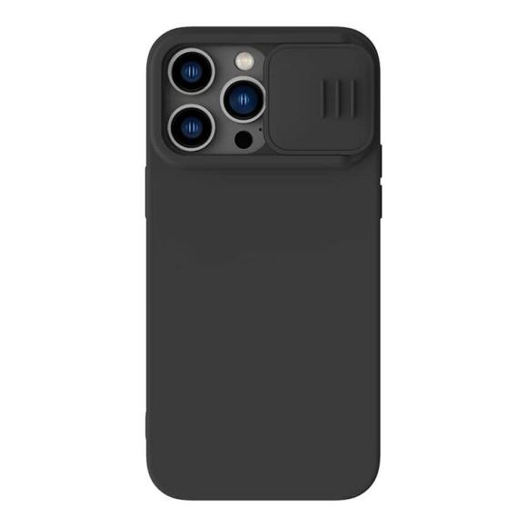 Nillkin для iPhone 14 Pro чехол CamShield Silky Magnetic Silicone Elegant Black