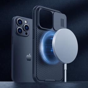 Nillkin для iPhone 14 Pro Max чехол CamShield Pro Magnetic Blue