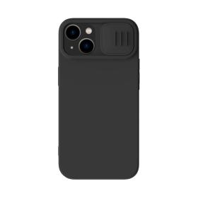 Nillkin для iPhone 14 Pro Max чехол CamShield Silky Magnetic Silicone Elegant Black
