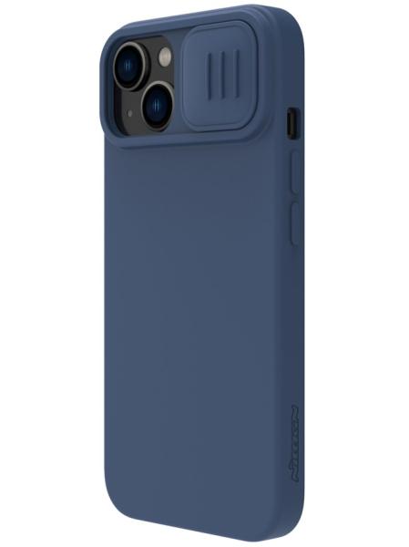 Nillkin для iPhone 14 Pro Max чехол CamShield Silky Magnetic Silicone Elegant Black