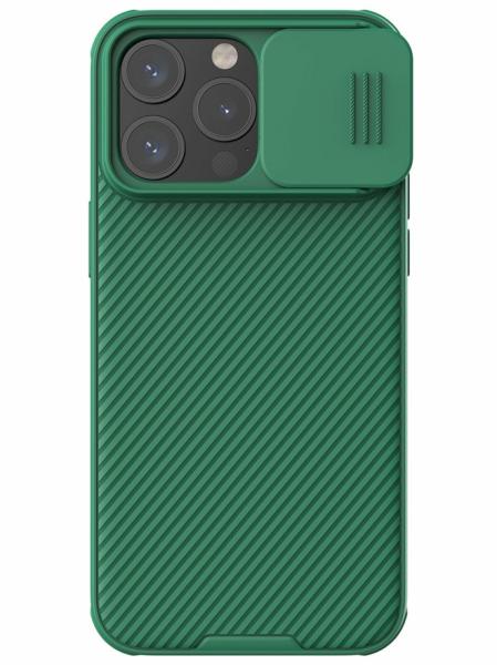 Nillkin для iPhone 15 Pro чехол CamShield Pro Magnetic Deep Green
