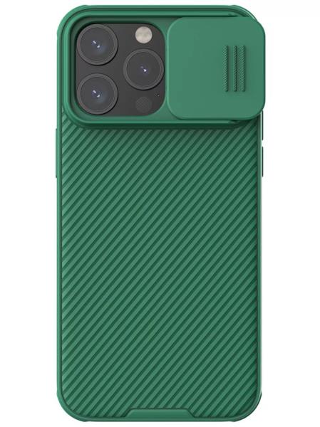 Nillkin для iPhone 15 Pro чехол CamShield Pro Magnetic Deep Green