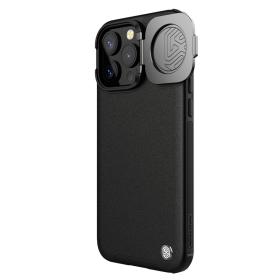 Nillkin для iPhone 15 Pro чехол CamShield ProP PU Leather Black