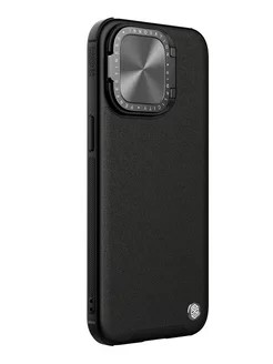 Nillkin для iPhone 15 Pro чехол CamShield ProP PU Leather Black