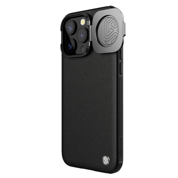 Nillkin для iPhone 15 Pro чехол CamShield ProP PU Leather Black