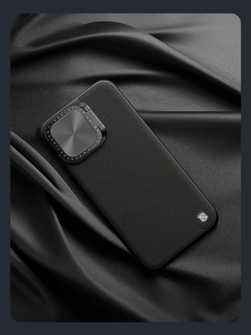 Nillkin для iPhone 15 Pro чехол CamShield ProP PU Leather Black