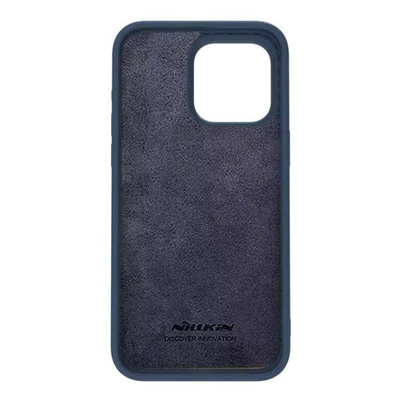 Nillkin для iPhone 15 Pro чехол CamShield Silky Magnetic Silicone Midnight Blue