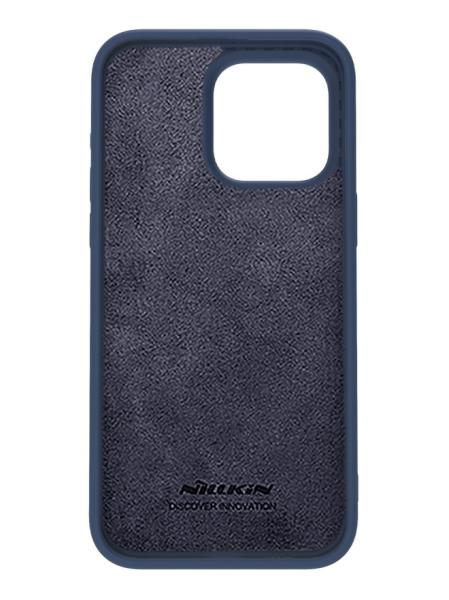 Nillkin для iPhone 15 Pro чехол CamShield Silky Magnetic Silicone Blue Haze