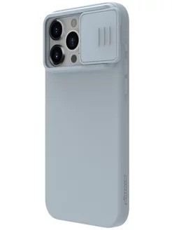 Nillkin для iPhone 15 Pro чехол CamShield Silky Magnetic Silicone Star-Gray