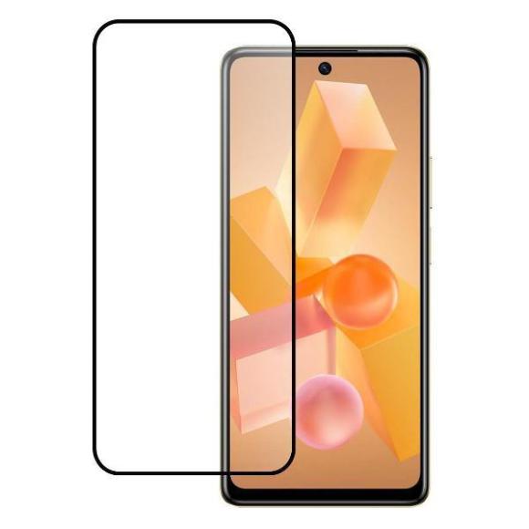 Защитное стекло PERO Full Glue Privacy для Infinix HOT 40/40 PRO, черное
