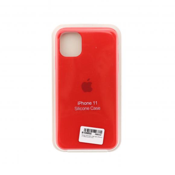 Чехол Silicone Case для iPhone 11 (Красный) (14)