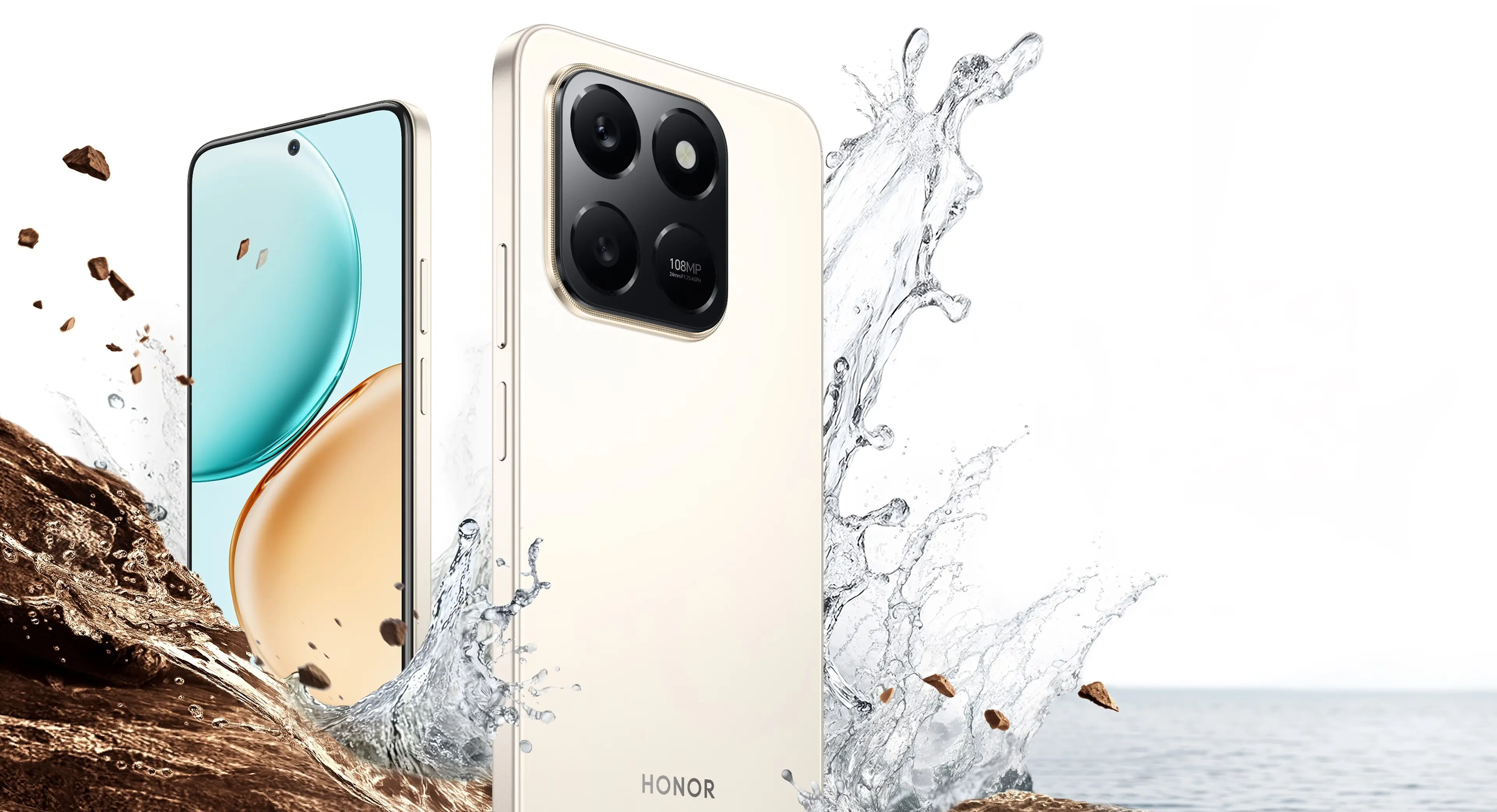 Смартфон Honor X7d 8/256Gb Gold