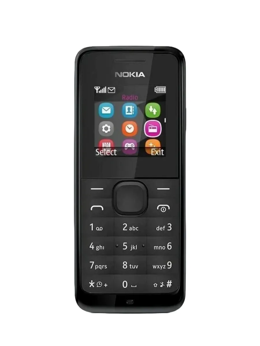 Телефон Nokia 105 4G Black