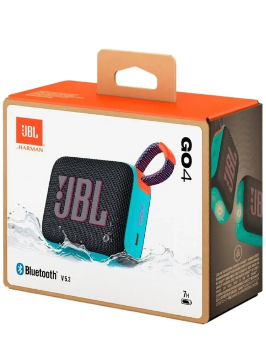 Портативная колонка JBL Go 4 Black